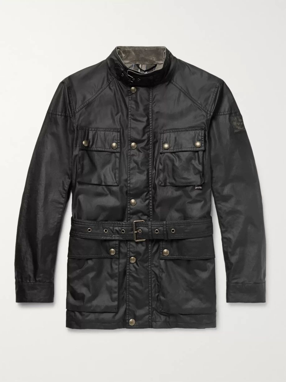 Roadmaster Waxed-cotton Jacket - Black | Mr Porter DE