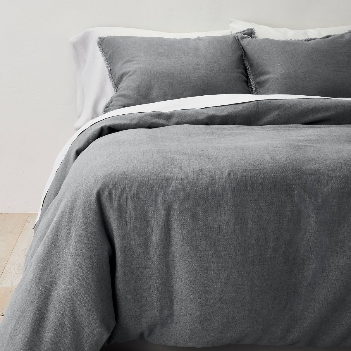 Heavyweight Linen Blend Duvet Cover & Pillow Sham Set - Casaluna™ | Target