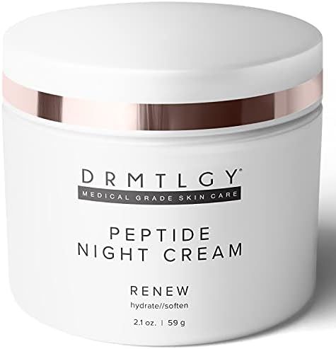 DRMTLGY Peptide Night Cream Face Moisturizer. Fragrance Free and Oil Free Hydrating Facial Moisturiz | Amazon (US)