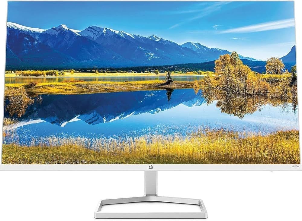 HP M27fwa 27-in FHD IPS LED Backlit Monitor with Audio White Color | Amazon (US)