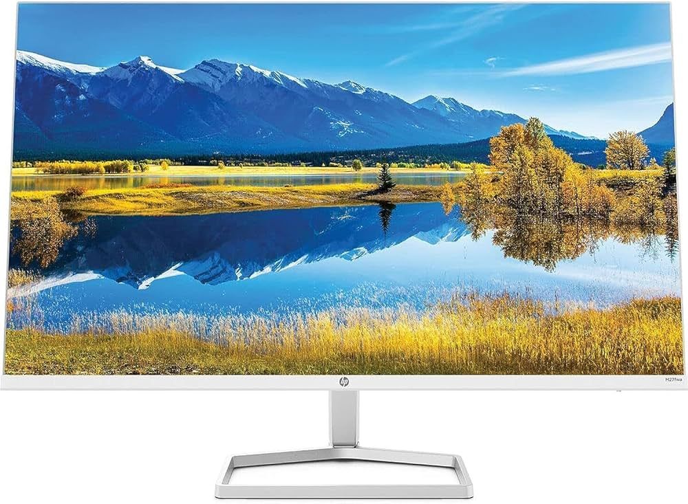HP M27fwa 27-in FHD IPS LED Backlit Monitor with Audio White Color | Amazon (US)