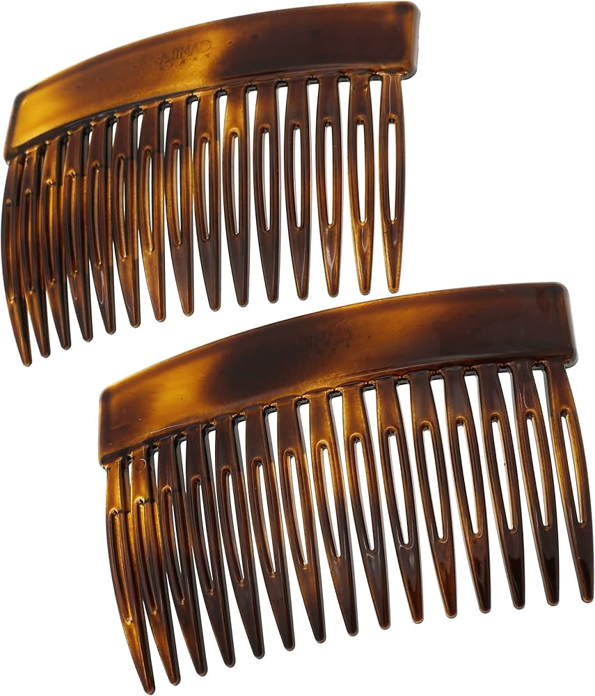 Camila Paris CP2942 French Hair Side Comb, Small Tortoise Shell, French Twist Hair Combs Decorati... | Amazon (US)