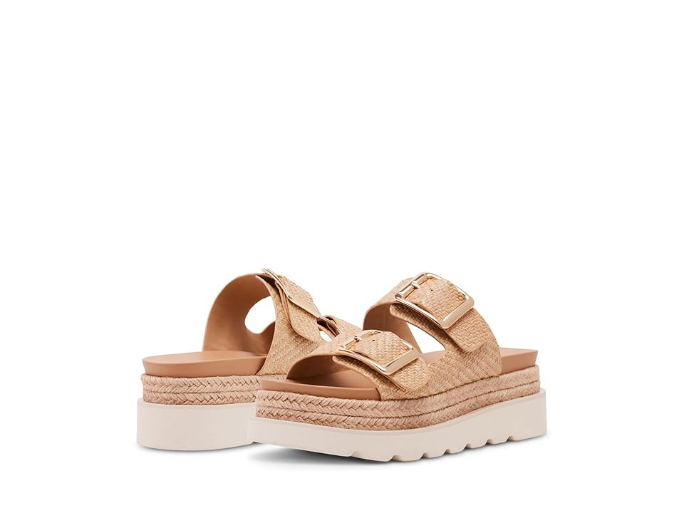Madden Girl Mythical Women's 1-2 inch heel Shoes Natural Raffia : 7 M | Zappos
