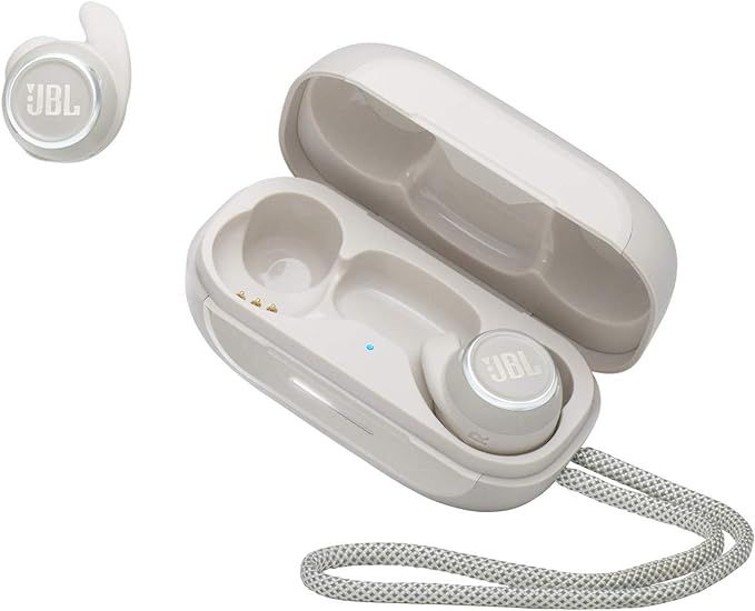 JBL Reflect Mini NC: True Wireless Noise Cancelling Sport Headphones - White | Amazon (US)