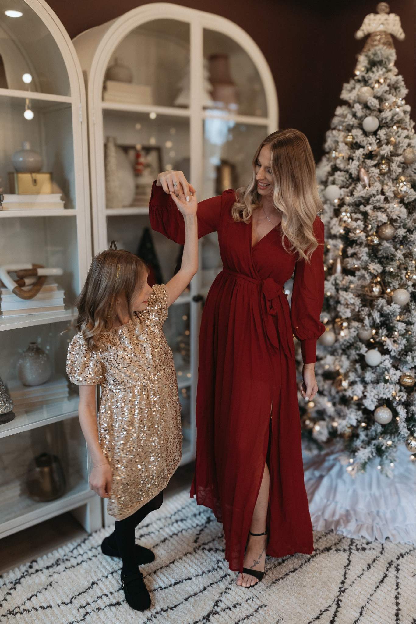Holiday outfit inspo & both of our dresses are on sale! 

#LTKHoliday #LTKkids #LTKfamily