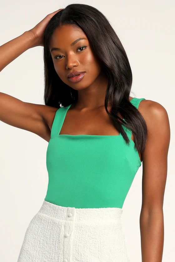 Symbolize Green Sleeveless Bodysuit | Lulus (US)