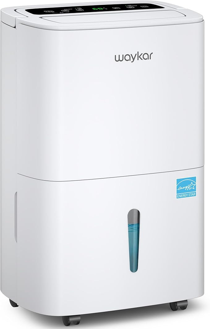 Waykar 80 Pints Energy Star Home Dehumidifier for Spaces up to 5,000 Sq. Ft at Home, in Basements... | Amazon (US)
