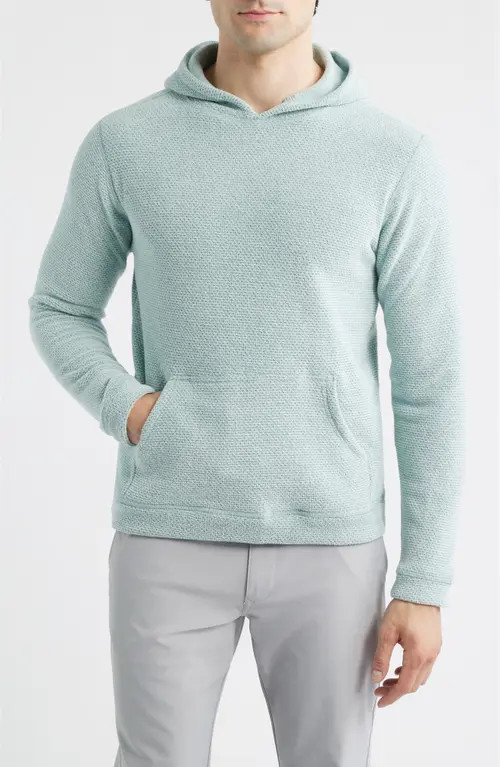 Swannies Dwayne Bouclé Hoodie in Surf at Nordstrom, Size Medium | Nordstrom