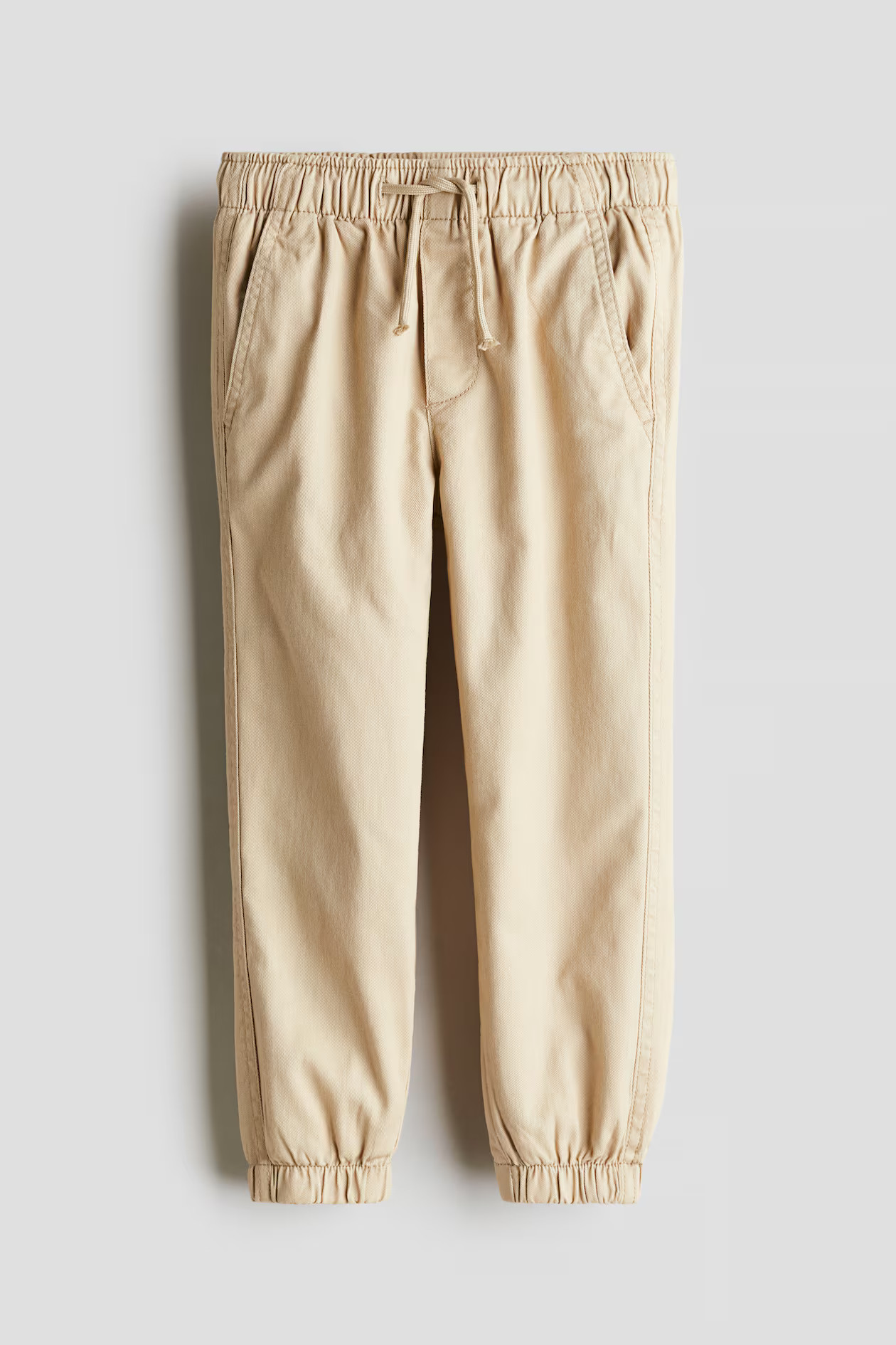 Jersey Lined Twill Joggers | H&M (US + CA)