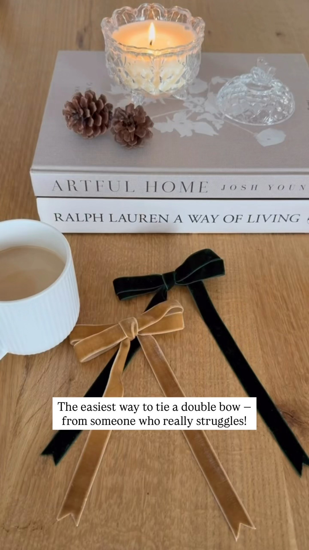 I’ve tried every bow method snd this is the only one that I can do! Adding bows to everything with these pretty ribbons! 

#LTKFindsUnder50 #LTKHome #LTKHoliday