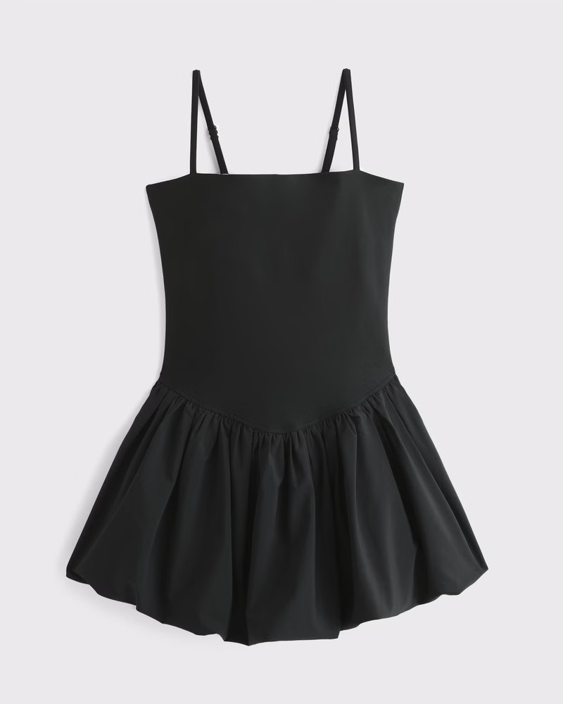 YPB sculptLUX Bubble Hem Mini Dress | Abercrombie & Fitch (US)