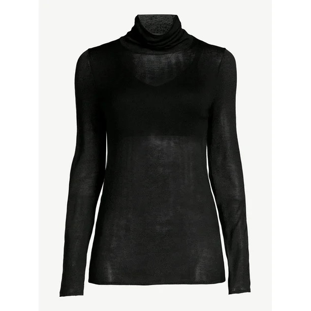 Scoop Women's Turtleneck and Bralette Set, 2-Piece - Walmart.com | Walmart (US)