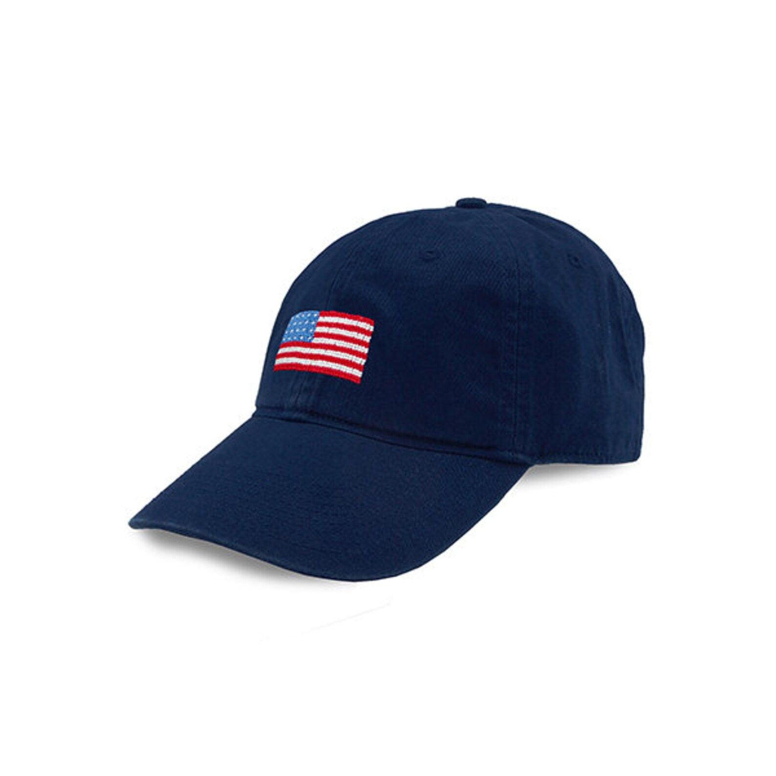 American Flag (navy) needlepoint hat | Etsy (US)