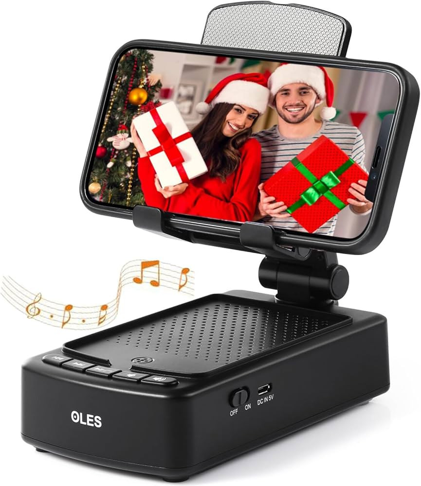 Gifts for Men, OLES Mobile Phone Stand with Bluetooth for Him Dad Women Who Want Nothing, Adjusta... | Amazon (US)