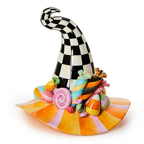 Trick or Treat Illuminated Witch's Hat | MacKenzie-Childs