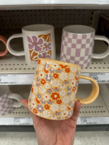 $7 new mugs at Target for Spring🌼🌻🌸lots of cute ones!!! & the size is fantastic for a LARGE chonk of coffee! 

Spring finds / for her / kitchen / checker print / florals / Holley Gabrielle 

#LTKSeasonal #LTKhome #LTKfindsunder50