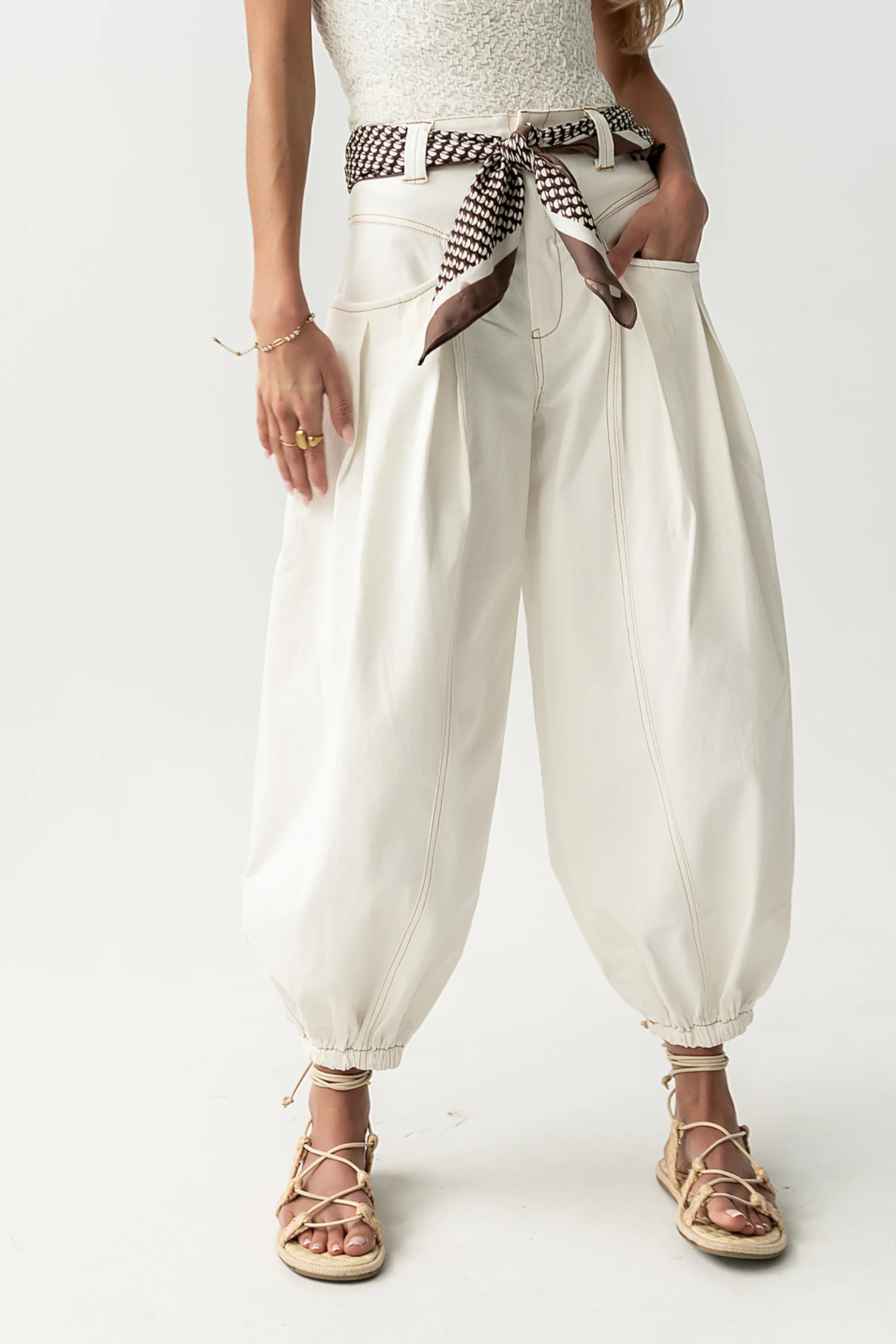 Correy Pants in Off White | Böhme US
