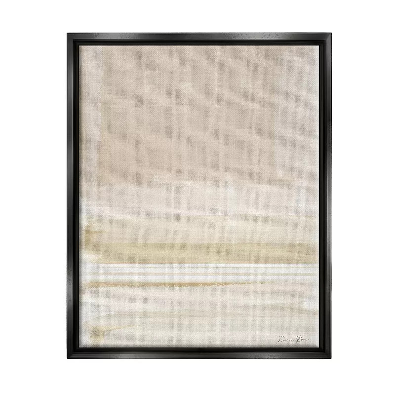 Stupell Home Decor Abstract Neutral Landscape Wall Art - Black Frame, Beige | Kohl's