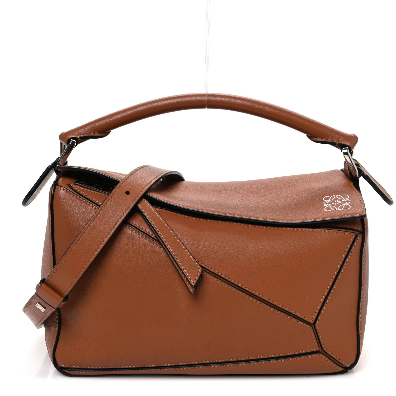 Loewe Calfskin Small Puzzle Bag Tan 1732719 | FASHIONPHILE (US)