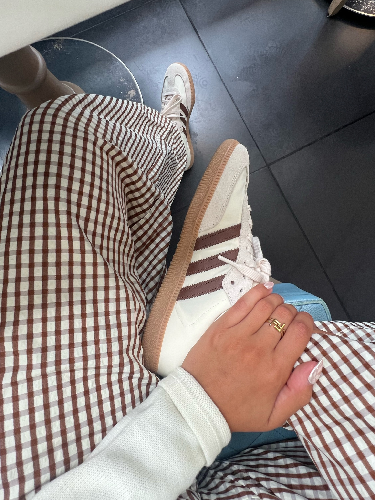 Adidas sambas cream & brown 🤎