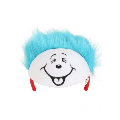 HalloweenCostumes.com One Size Fits Most Dr. Seuss Thing 1 & Thing 2 Face Costume Headband for Adults and Kids, White/Blue/Red | Target