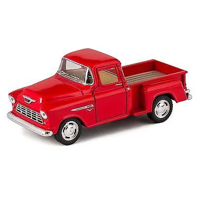 Kinsmart 1955 Chevy Stepside 3100 Pick up truck 1:32 diecast car RED chevrolet | Walmart (US)