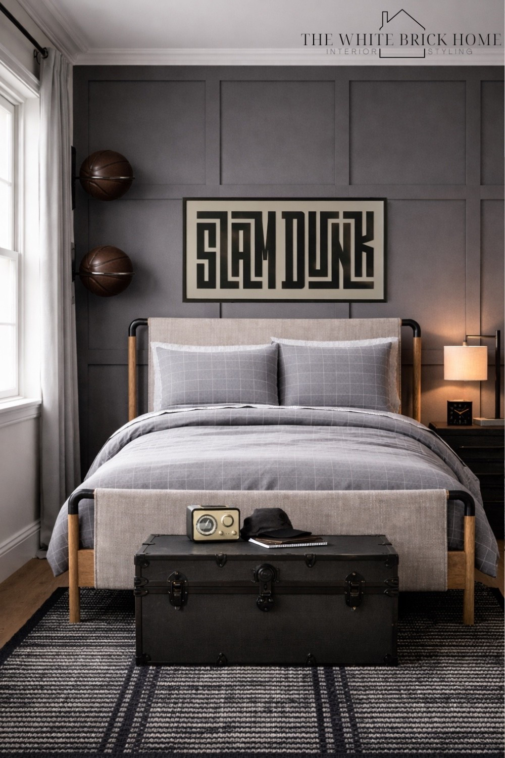 A bold, modern teen retreat - where clean lines, layered neutrals, and statement wall art create a space that feels cool and pulled together. 
❤️❤️
Boys room, kids room, kids bedroom, boys room decor, boys room wall art, boys room bedding, boys room bed, boys room wall art, boys room nightstand, boys room decor ideas, boys room sports, sports bedroom, sports room, bedroom, bedroom ideas, teen boy, teen bedroom, teen boys room, home decor ideas, home design, bedroom design ideas, bed, rug, wayfair, Etsy, pottery barn teen 


#LTKSeasonal #LTKKids #LTKHome