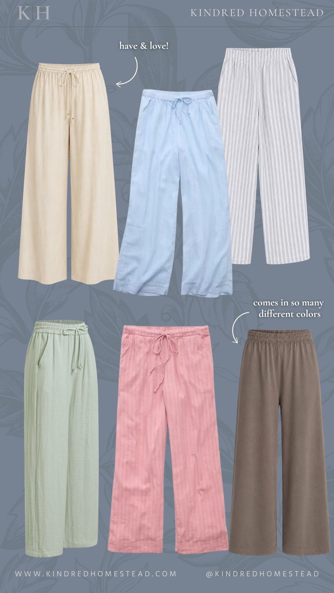 Wide-leg linen pants are one of my favorite summer staples. They’re lightweight, comfortable, and somehow make even the simplest outfit feel pulled together. ☀️