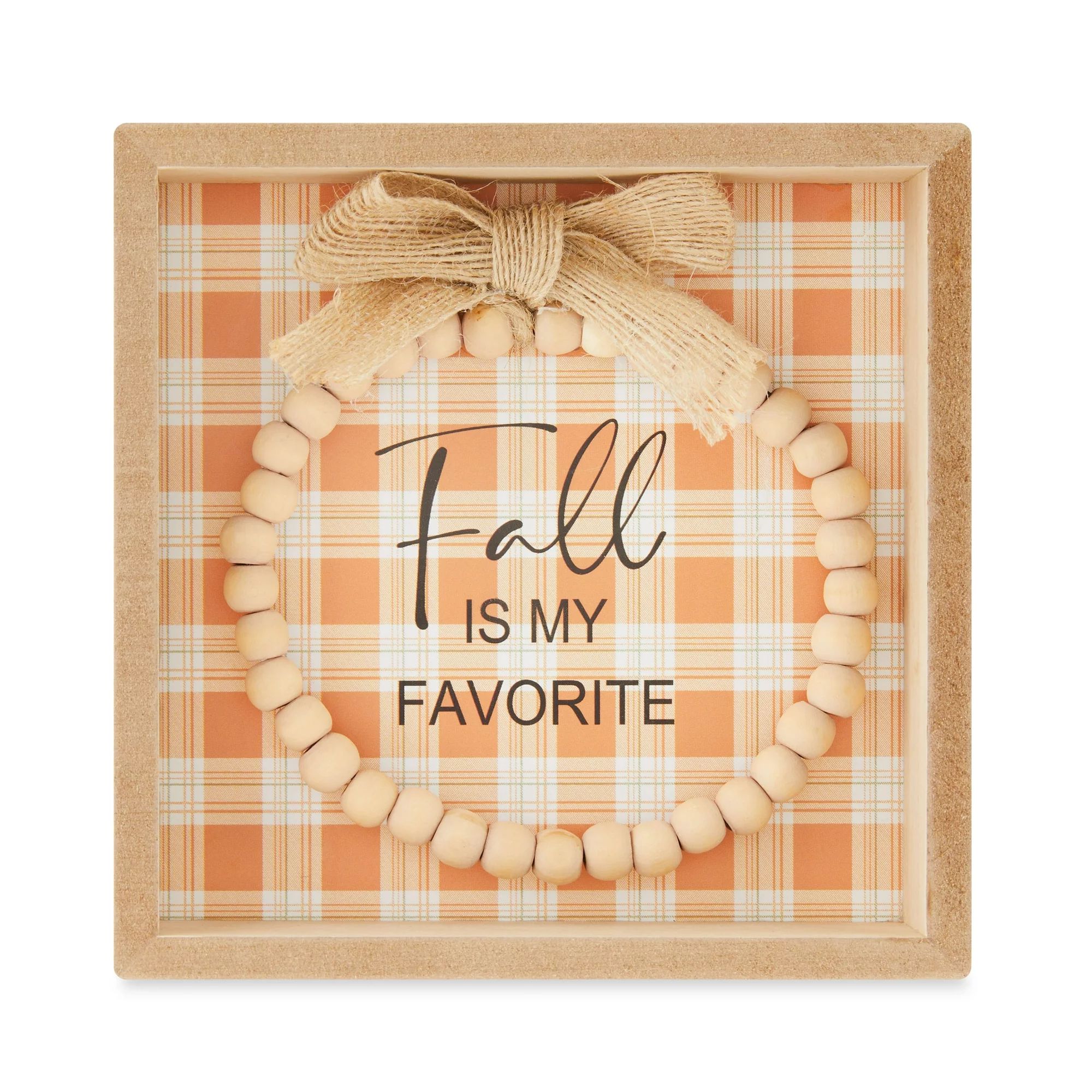 6 inch Height Fall, Harvest Fall Is My Favorite Tabletop Shadowbox Sign Decoration, Way to Celebr... | Walmart (US)