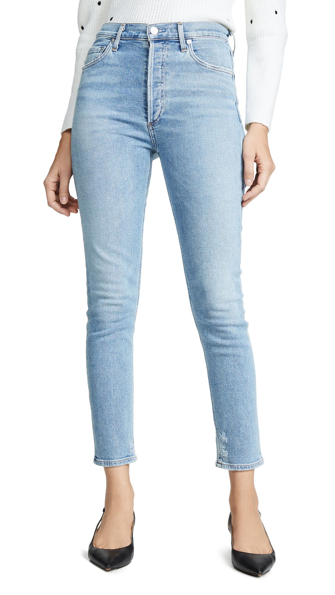 AGOLDE Hi Rise Nico Slim Fit Jeans | Shopbop