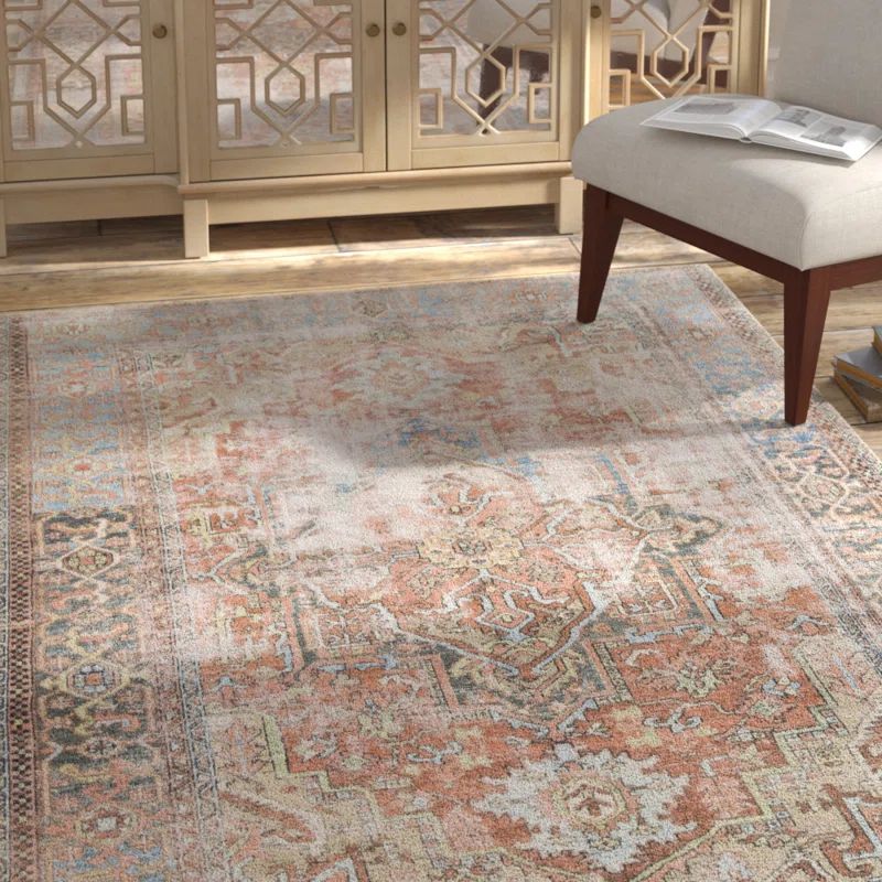 Skye Terracotta  Area Rug | Wayfair North America