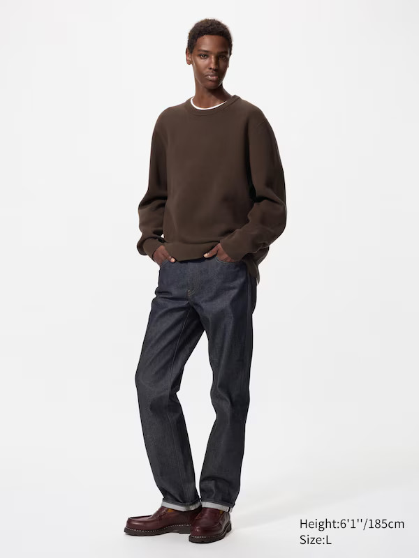 Maglione Maglia Strutturata a Coste Girocollo | Uniqlo IT