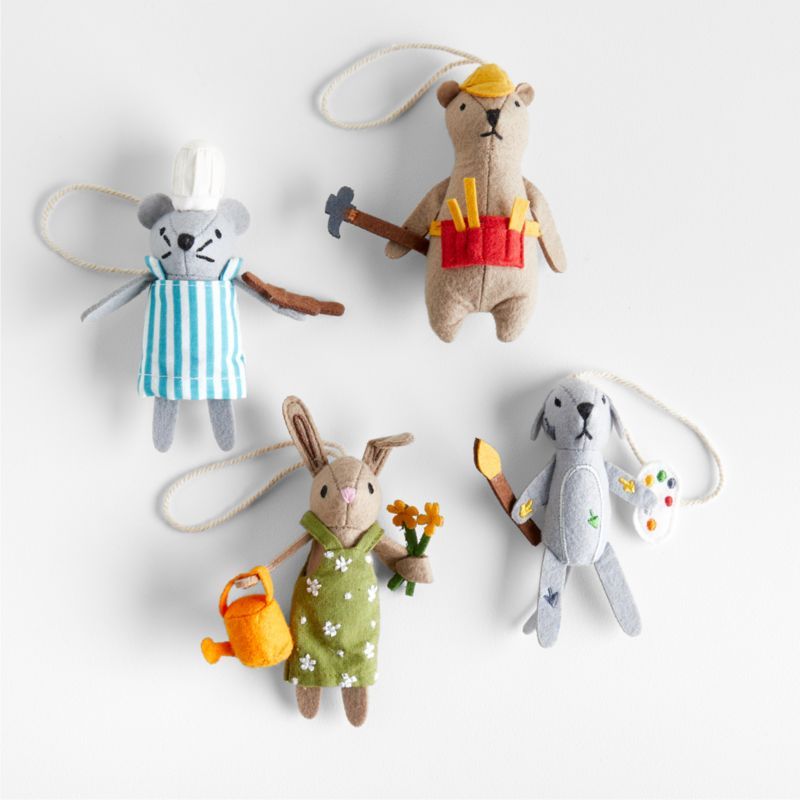 Hobby Animal Christmas Ornaments | Crate and Barrel | Crate & Barrel