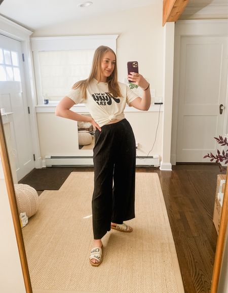 Interrupting this amazon prime day sale to give you in my aunt era! This Taylor swift inspired tee is so comfortable and runs true to size. I paired it with my Amazon palazzo pants that come in a bunch of different colors and are under $20. If you’re looking for a gift for an aunt or a Taylor swift lover, this is the gift. It also would be a great Taylor swift eras tour outfit!

Swiftie, Concert, Stadium Bag, Taylor Swift Concert, Lavender Haze, Concert outfit, Taylor Swift Concert Outfit, Lover Concert, Taylor Swift Eras, Taylor’s Version, Champagne Problems, in my era, in my aunt era, Taylor Swift Concert Outfit, Amazon prime day, prime day sales, Amazon finds, Amazon fashion finds

#LTKunder50 #LTKstyletip #LTKxPrimeDay
