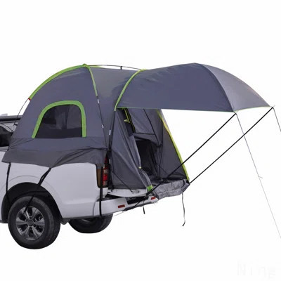 Truck Tent 8.0-8.2Ft Waterproof PU2000 Truck Bed Camping Tent 2 Person | Wayfair North America