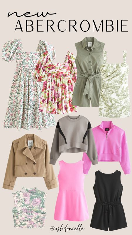 New Abercrombie - spring fashion - spring Abercrombie finds - new Abercrombie arrivals - new spring Abercrombie - spring dresses - easter dresses - loungewear - workout romper - spring outfits 

#LTKSeasonal #LTKstyletip