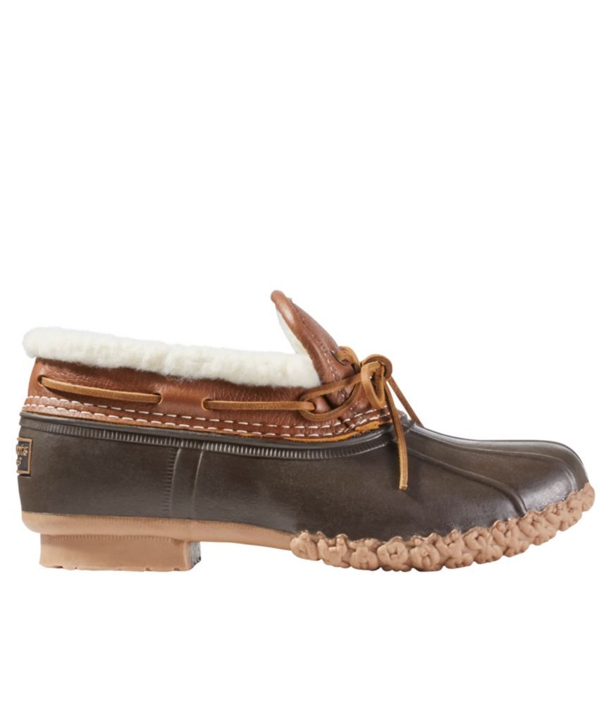 Women's Bean Boots, Rubber Moc Sherpa-Lined | L.L. Bean