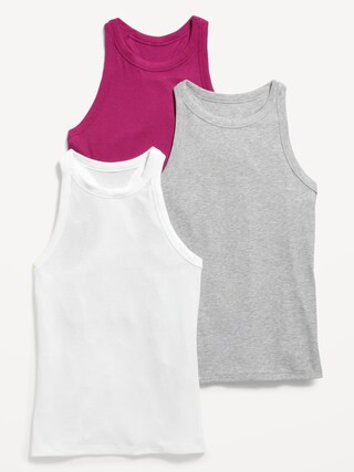 UltraLite Rib-Knit Racerback Tank 3-Pack for Women | Old Navy (US)
