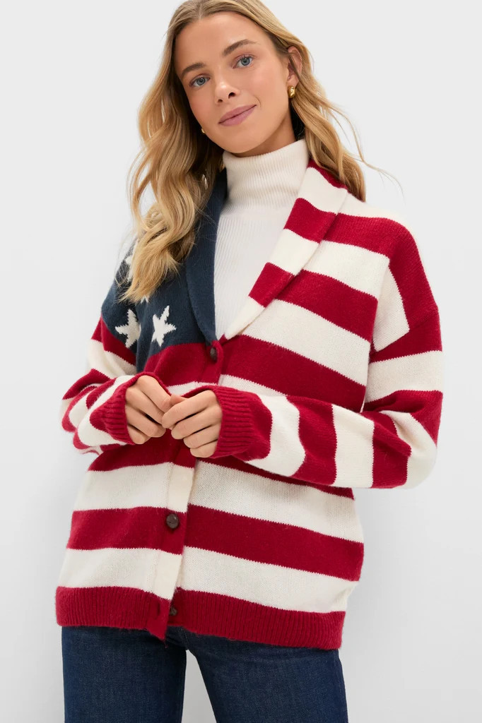 American Flag Lindsey Cardigan | Tuckernuck (US)