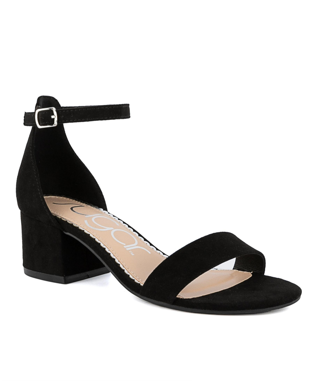 Sugar Women's Noelle 7 Low Dress Sandals - Black | Macy's