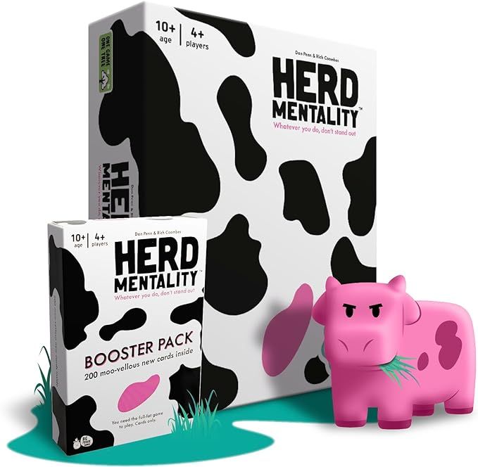 Herd Mentality Expansion Pack Bundle: The Udderly Hilarious Board Game Plus The Expansion Pack wi... | Amazon (US)