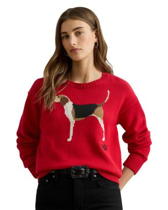 Ralph Lauren Intarsia Knit Dog Sweater  | Bloomingdale's Women | Bloomingdale's (US)