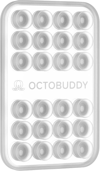 OCTOBUDDY Mirror - OG Suction Cup Phone Mount - Silicone Suction Grip Mobile Holder with Built-in... | Amazon (US)