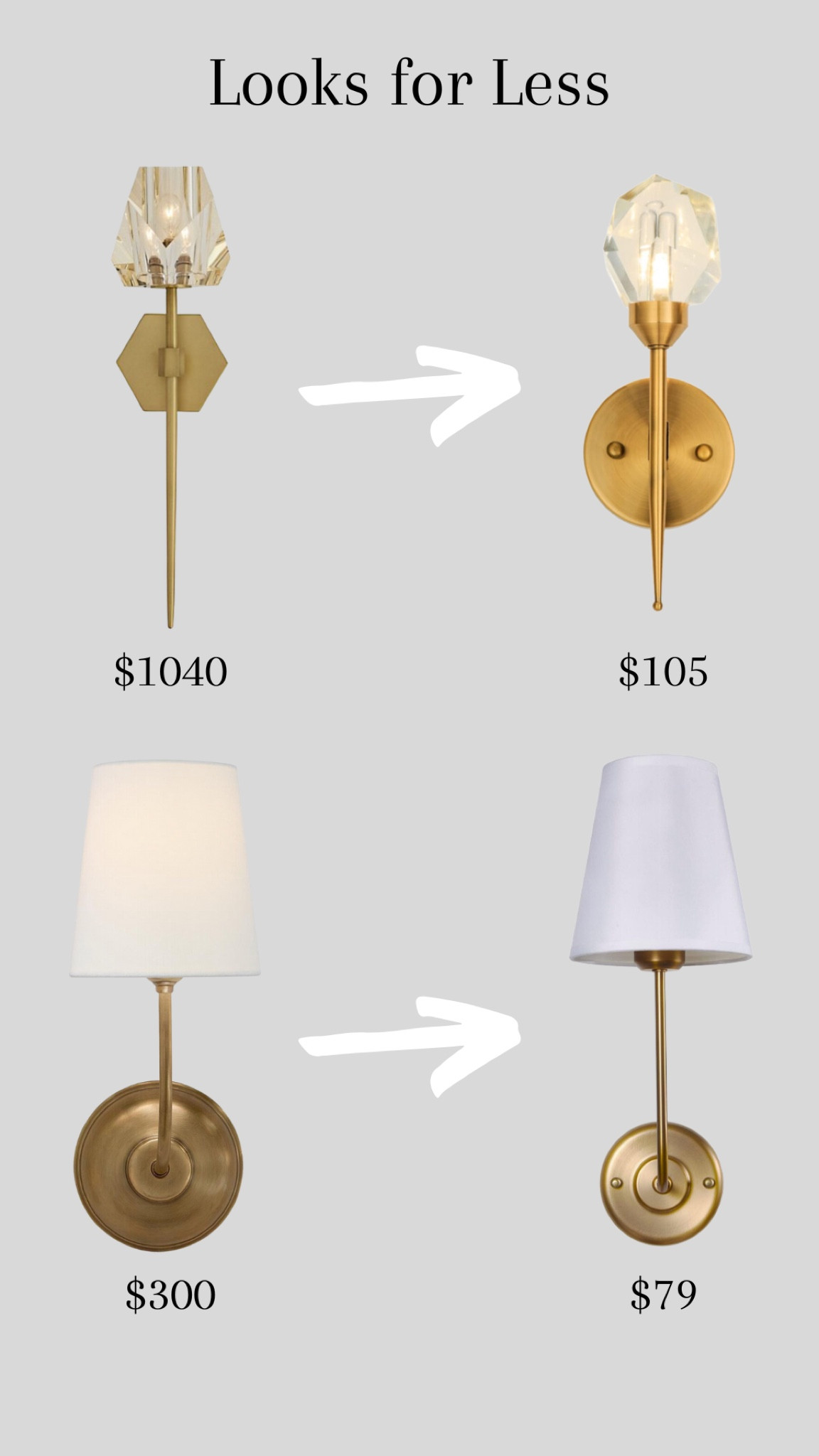 Lighting Looks for Less #lookforless #dupe #lighting #homedecor #interiordesign 

#LTKhome #LTKunder100 #LTKstyletip