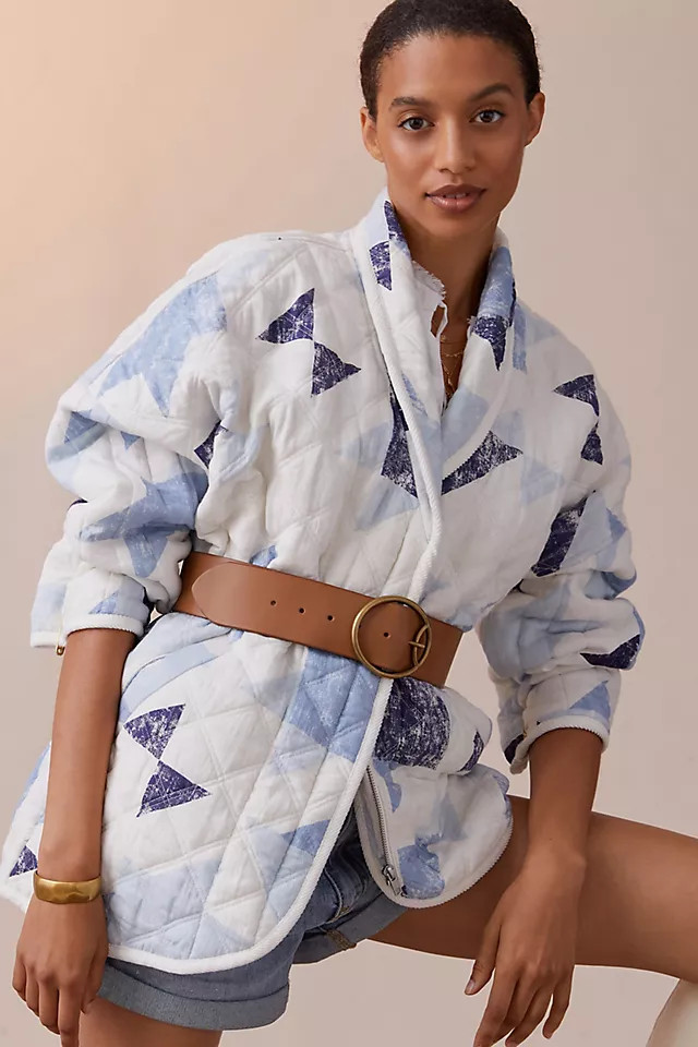 Oval Buckle Leather Belt | Anthropologie (US)