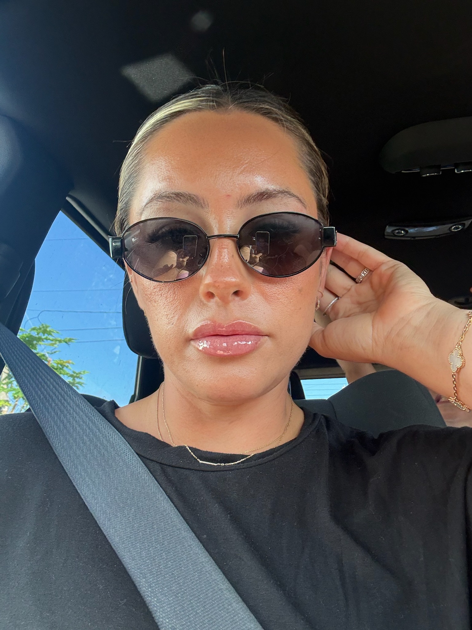 Loving these sunnies! 🖤

#LTKdayinmylife #LTKgrwm #LTKBeauty