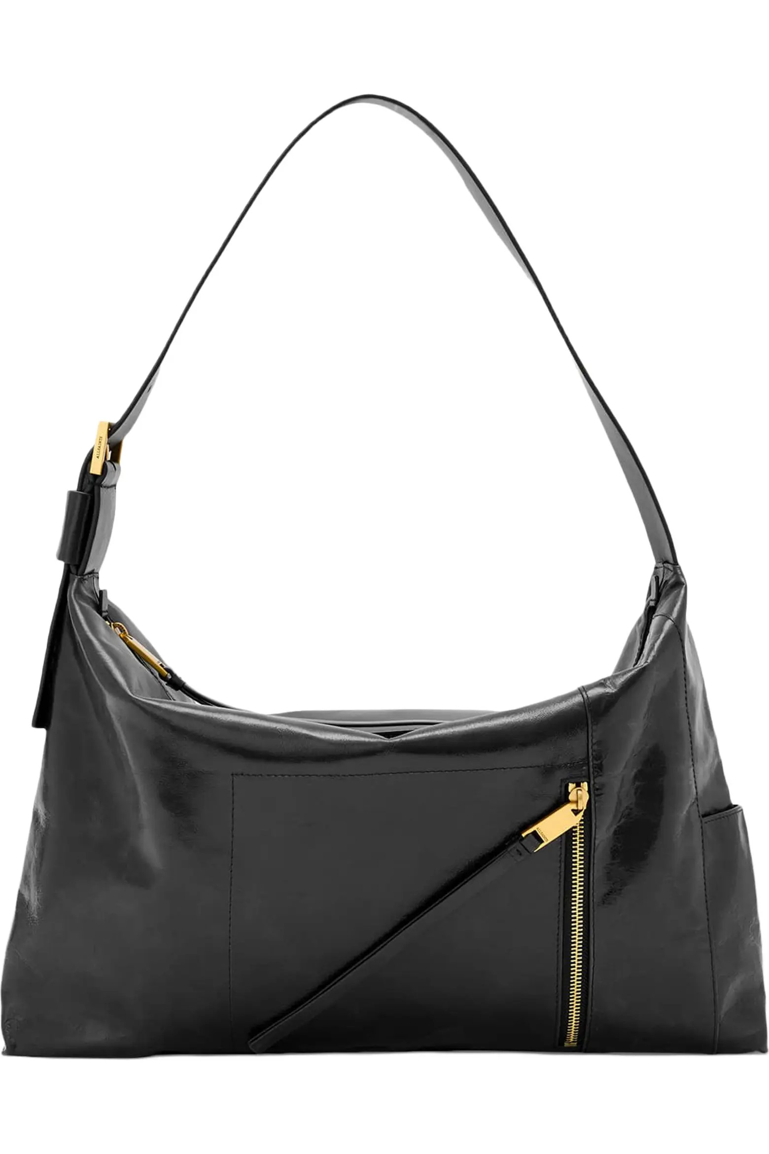 Alba Shine Leather Shoulder Bag (Women) | Nordstrom | Nordstrom