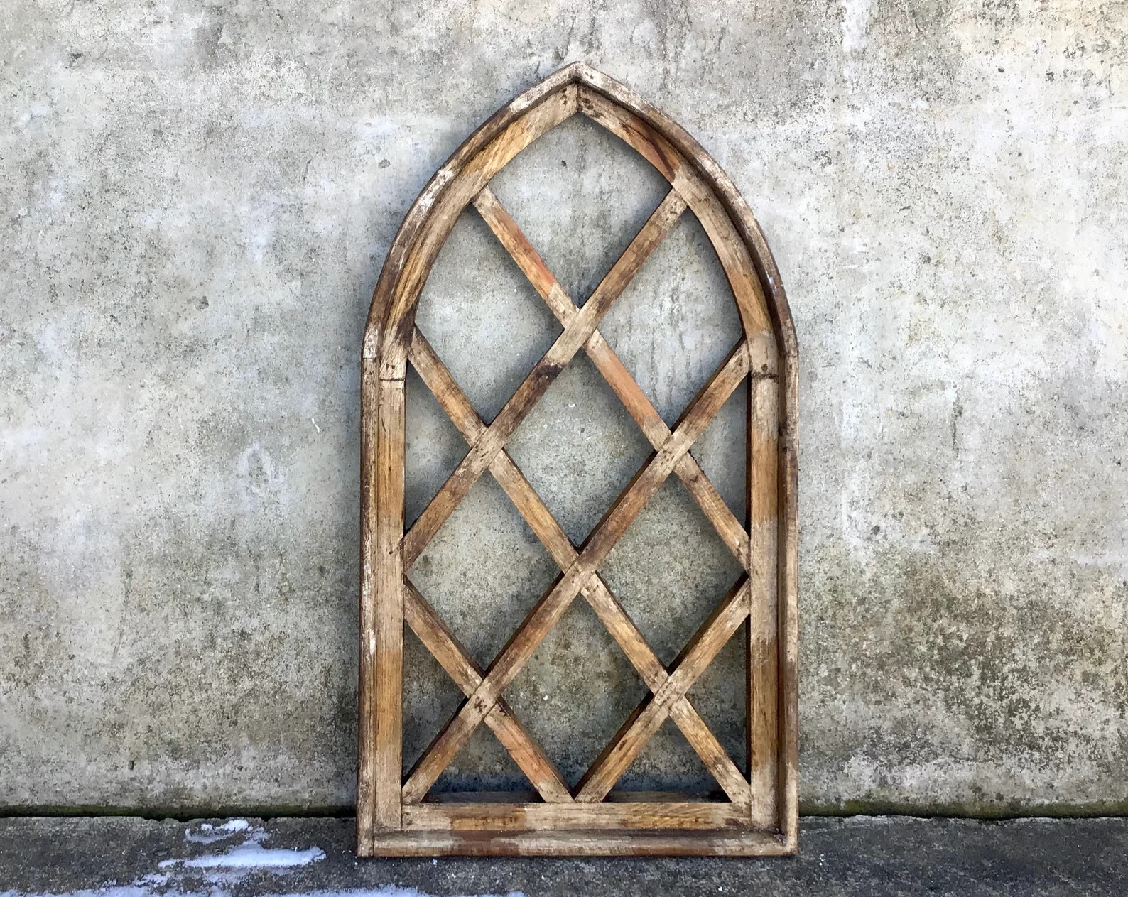 30 Arch Diamond Wood Window Frame Real Wood 3D Raised Edge | Etsy | Etsy (US)