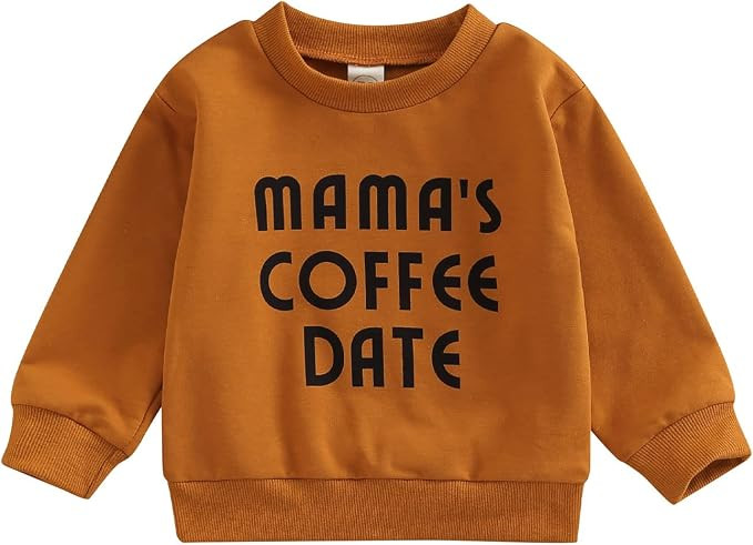 Newborn Infant Baby Boys Pullover Dad's Little Dude Sweatshirt Long Sleeve Casual Sweater Fall Cl... | Amazon (US)