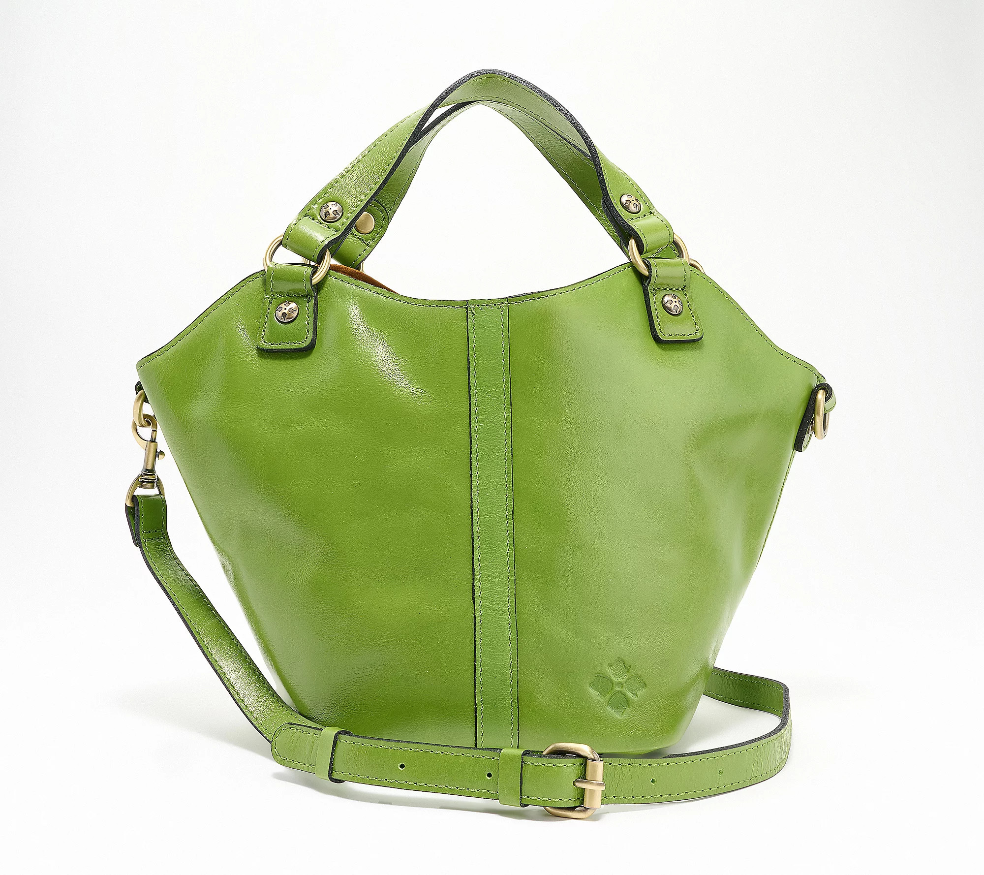 As Is Patricia Nash Leather Caterina Crossbody | QVC